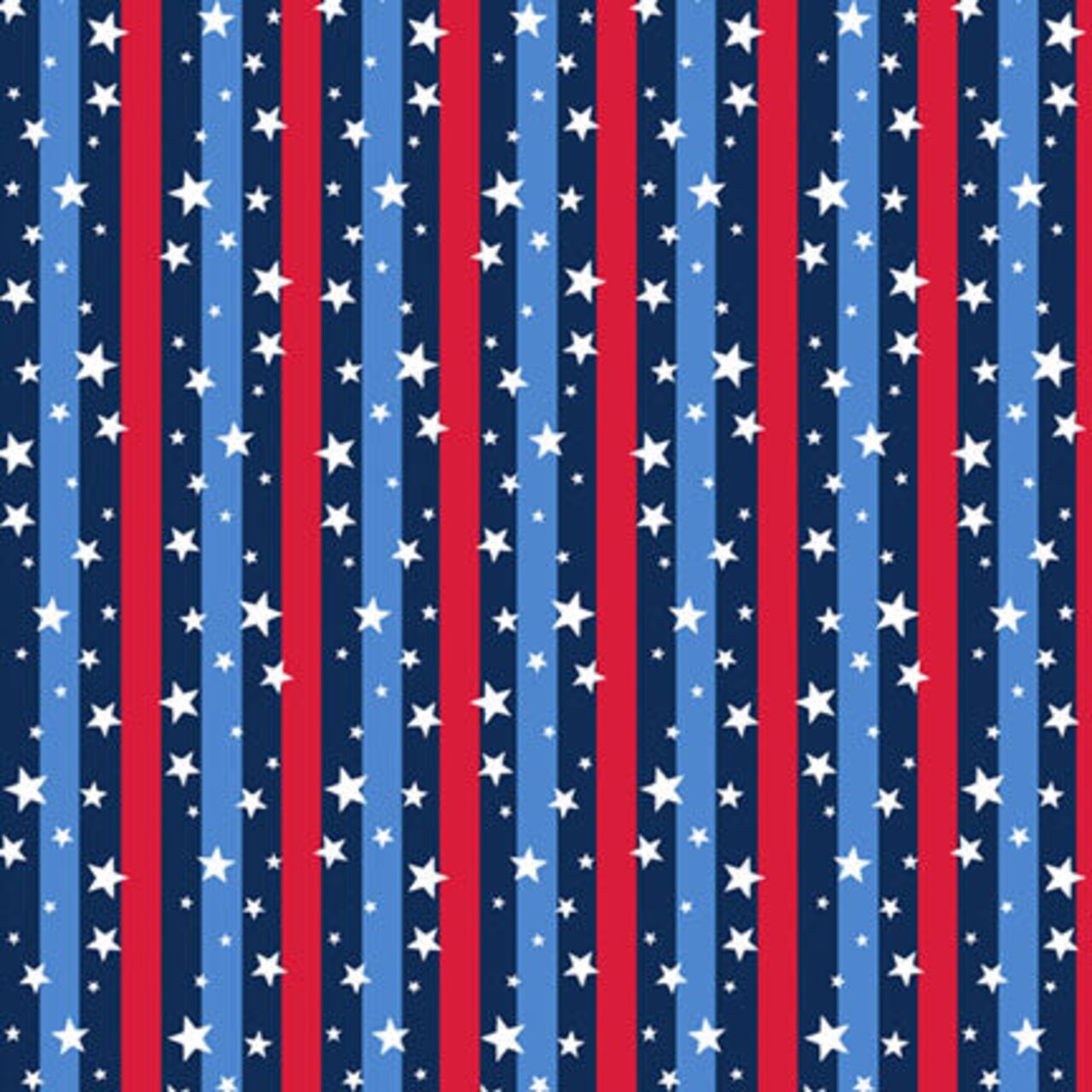 Fabric P & B Textiles Multi Land of Liberty Stripe Patriotic Minis by the Quarter Yard PMIN6048-MU